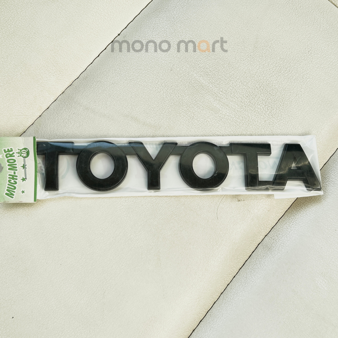 TOYOTA black emblem