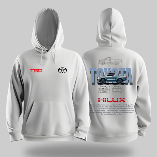 Toyota HILUX TRD WHITE Hoodie