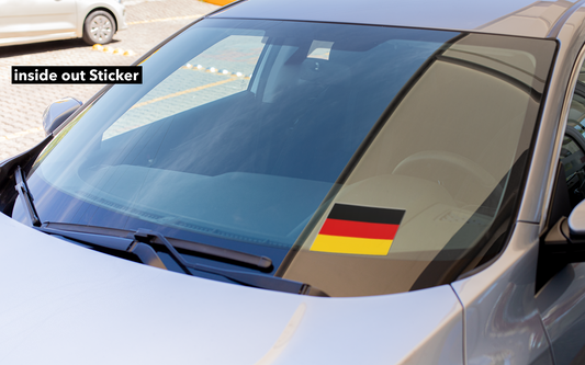 GERMANY FLAG - Inside Out Sticker