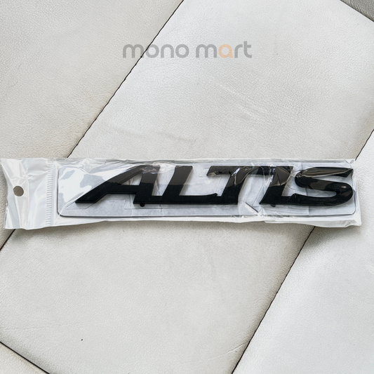 ALTIS black emblem