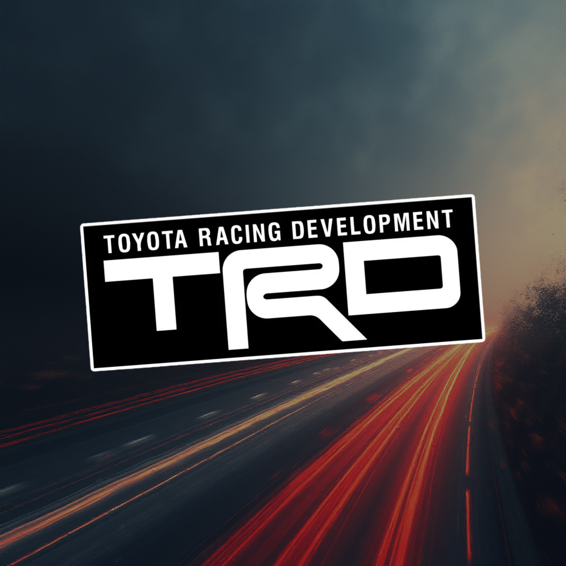TRD Car Sticker – Reflective Vinyl Decal – Automotive Accessories Pakistan