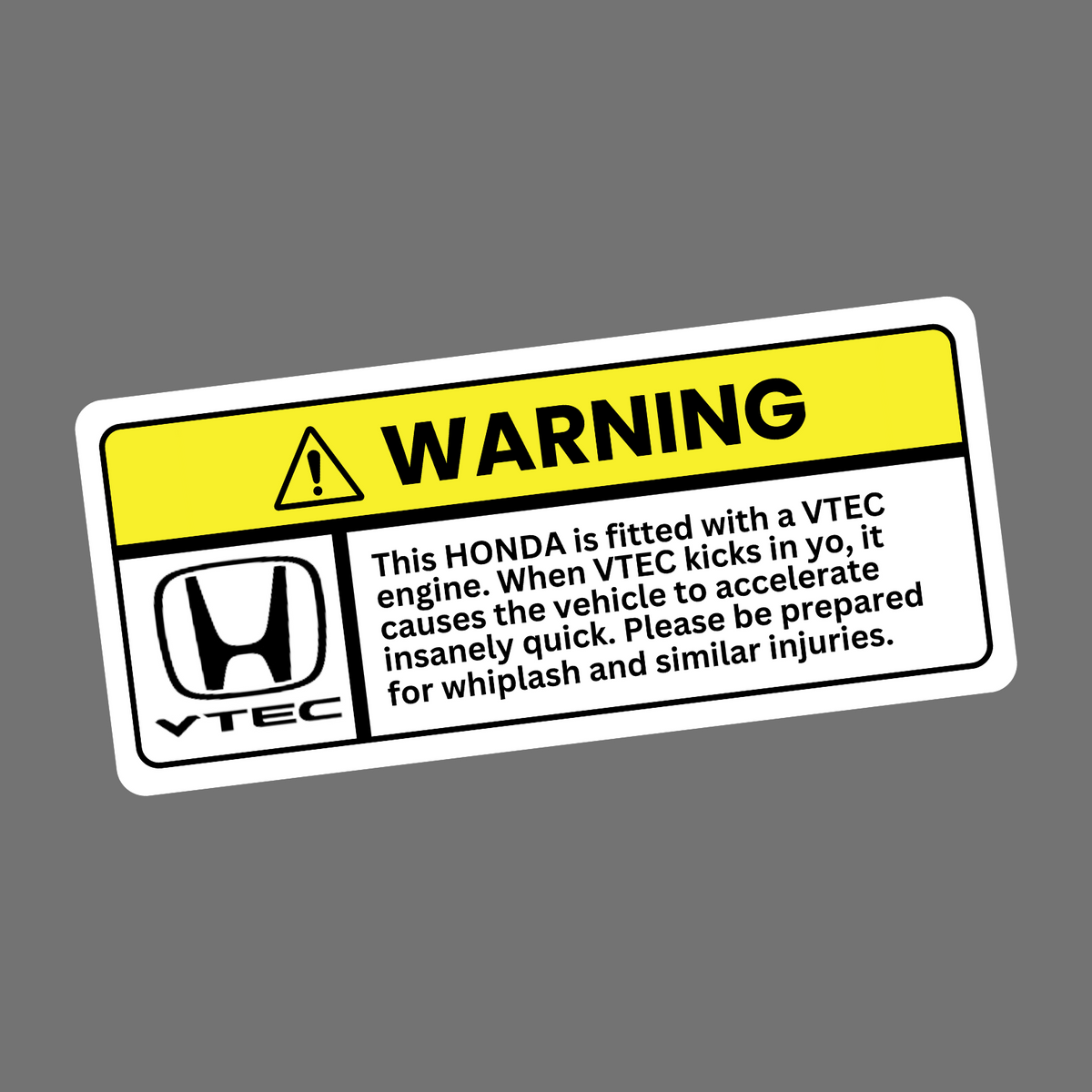 HONDA VTEC - Sticker – monomart.pk