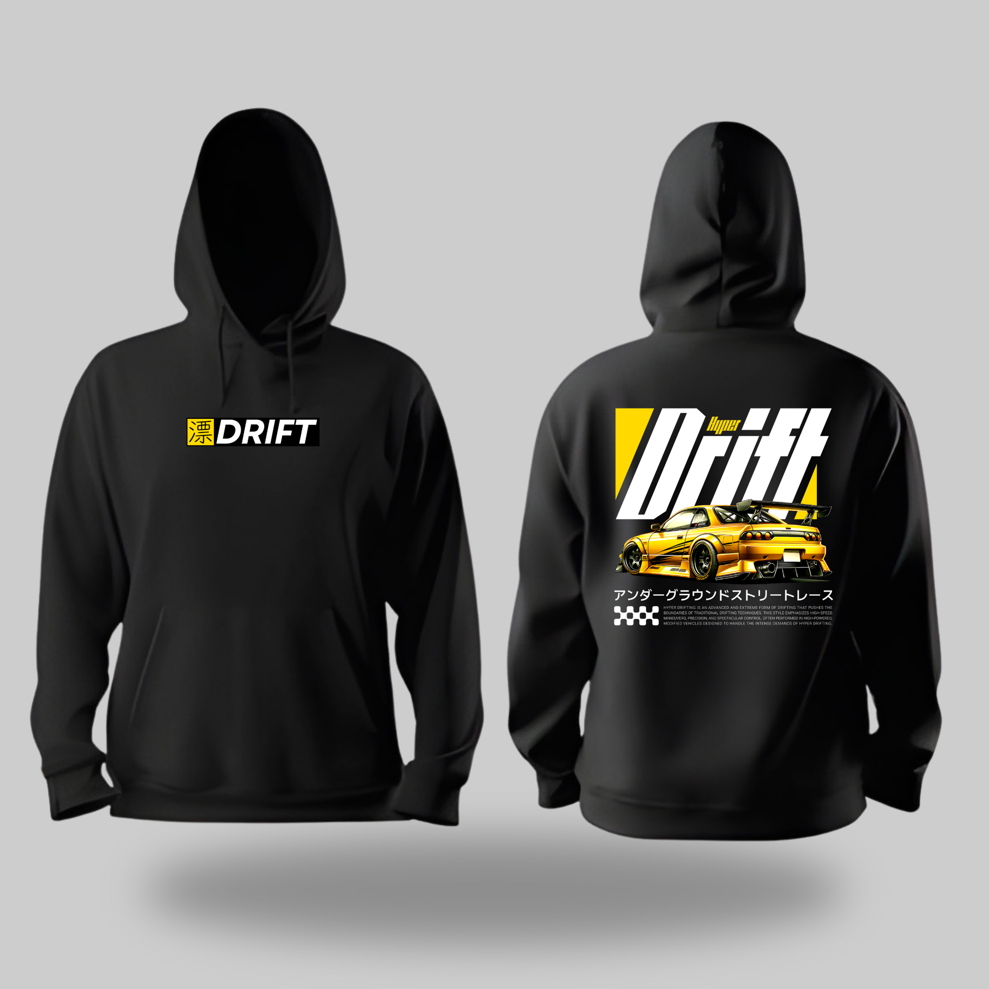 DRIFT 2.0 Black Hoodie
