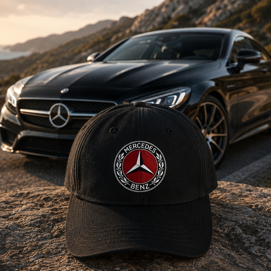 Mercedes Red Logo Cap